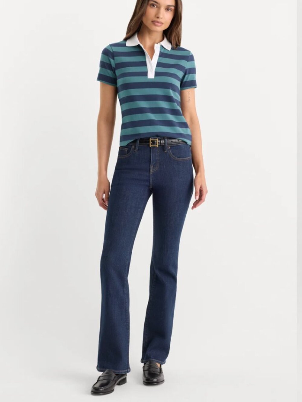 good low rise bootcut jeans | Good American
